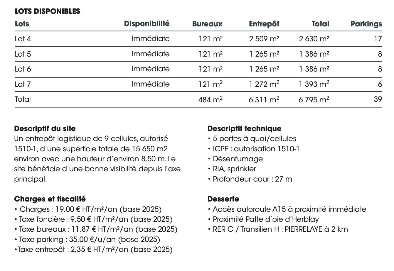 Entrepot a louer située a Herblay — photo 4